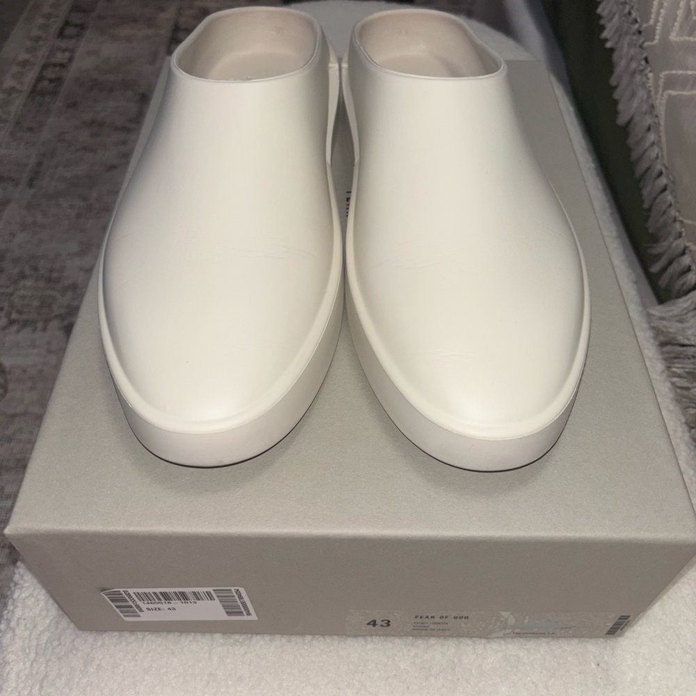 FEAR OF GOD THE CALIFORNIA 1.0 SLIP ON SHOES COLOR GREIGE SIZE 10 (43)